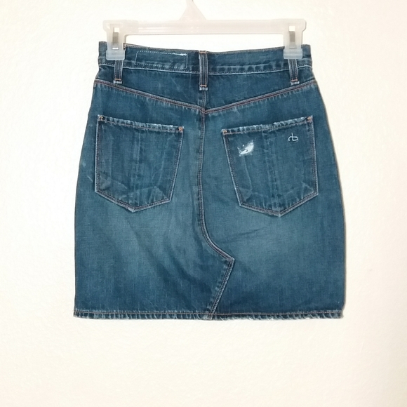 Rag & Bone Denim Mini Skirt - Picture 2 of 6